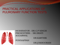 Practical Application of PFT.pptx